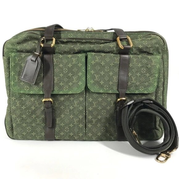 LOUIS VUITTON M42322 Monogram mini Louise Travel Bag Shoulder Bag Duffle Bag - Picture 1 of 16